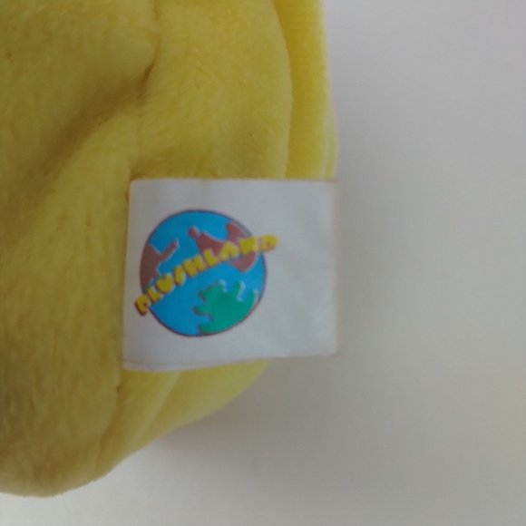 Vintage Plushland Duckling/Chick In Zippered Easter Egg Plush 8" Stuffed Animal - Picture 9 of 9